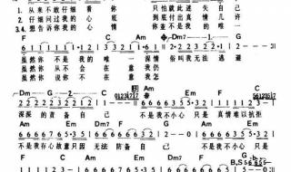 你要的不是我吉他谱
